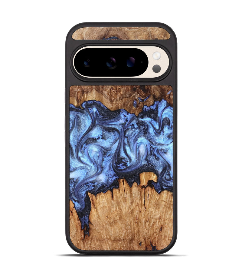 Pixel 10 Wood Phone Case - Tanesha (Blue, 827365)