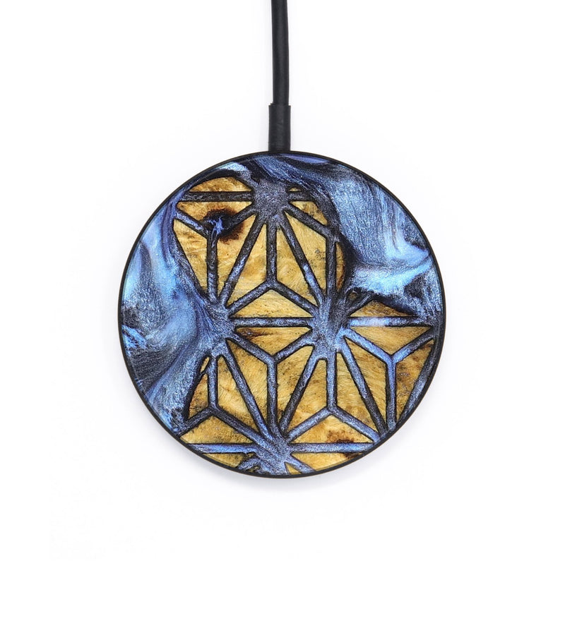 Circle Wood Wireless Charger - Bertram (Pattern, 827366)