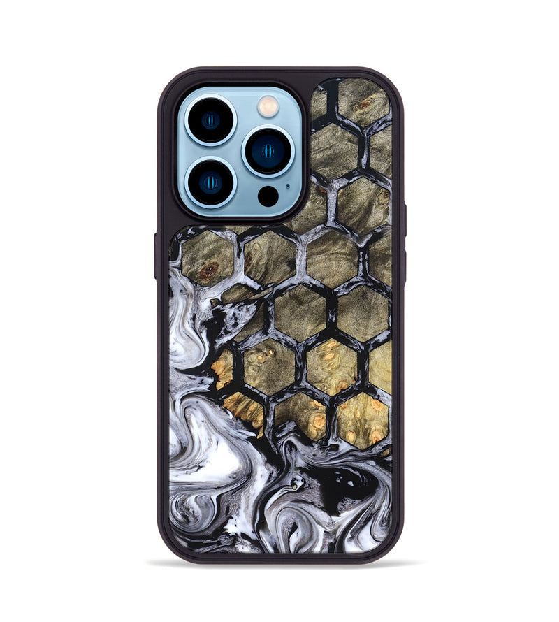 iPhone 14 Pro Wood Phone Case - Fabian (Pattern, 827367)
