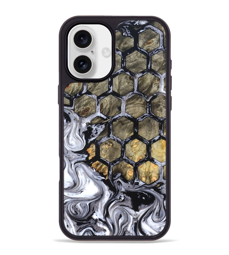 iPhone 16 Plus Wood Phone Case - Fabian (Pattern, 827367)