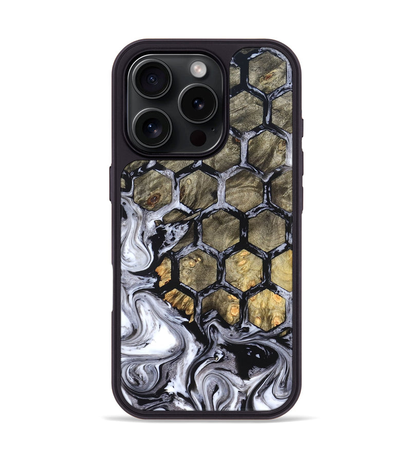 iPhone 16 Pro Wood Phone Case - Fabian (Pattern, 827367)
