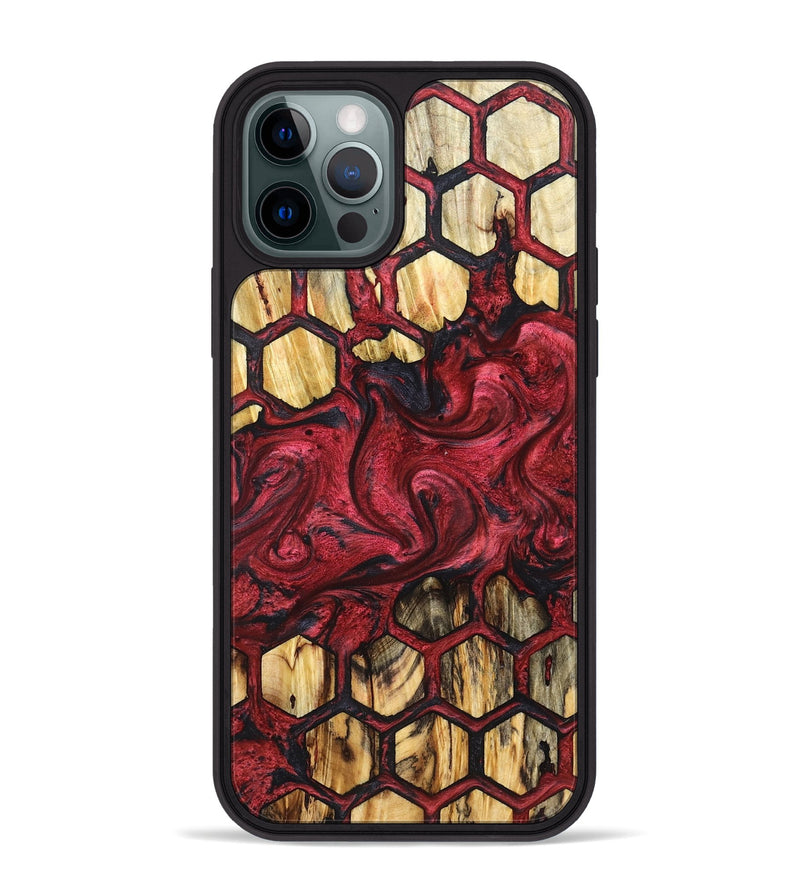 iPhone 12 Pro Max Wood Phone Case - Freida (Pattern, 827368)