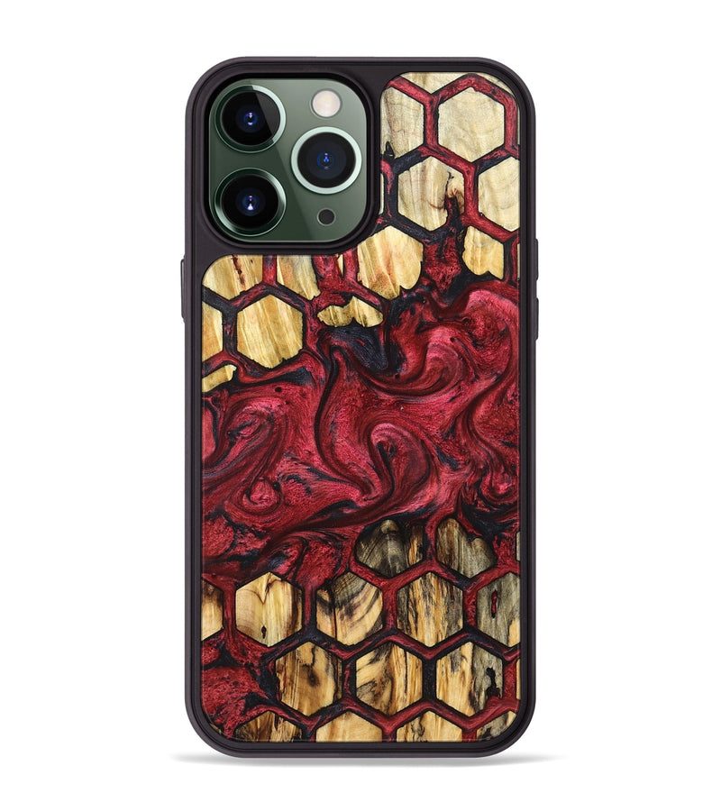 iPhone 13 Pro Max Wood Phone Case - Freida (Pattern, 827368)