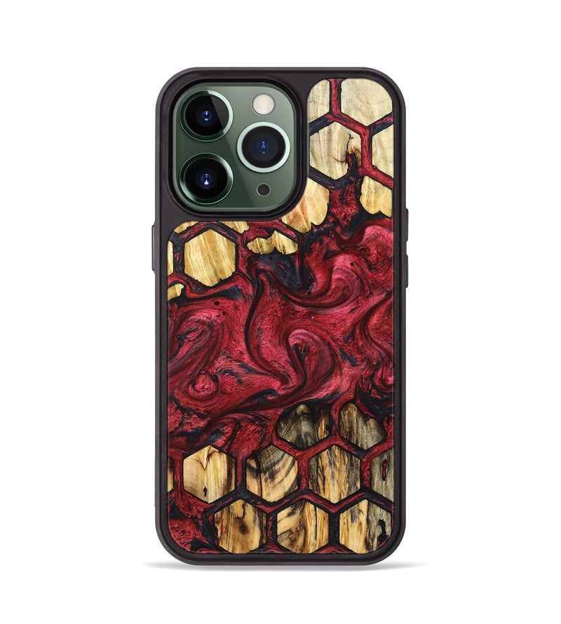 iPhone 13 Pro Wood Phone Case - Freida (Pattern, 827368)
