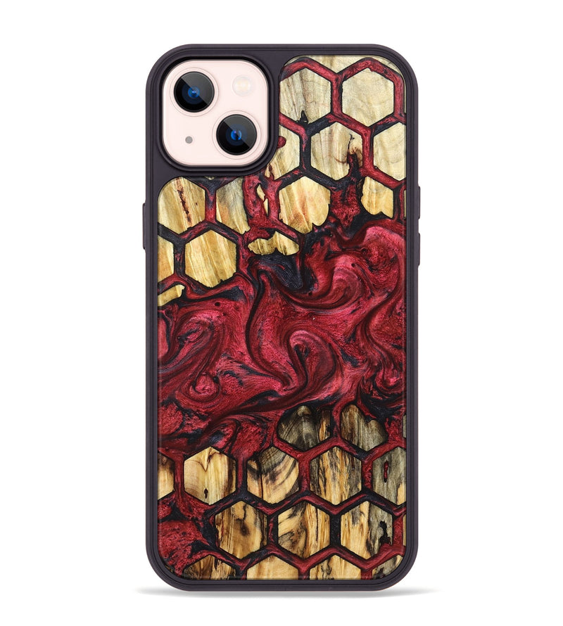 iPhone 14 Plus Wood Phone Case - Freida (Pattern, 827368)