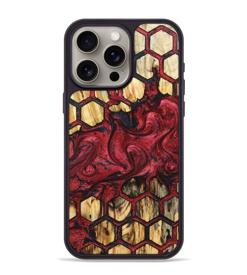 iPhone 15 Pro Max Wood Phone Case - Freida (Pattern, 827368)