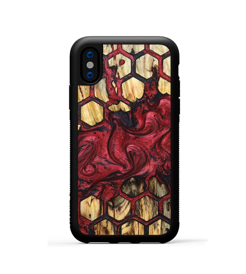 iPhone Xs Wood Phone Case - Freida (Pattern, 827368)