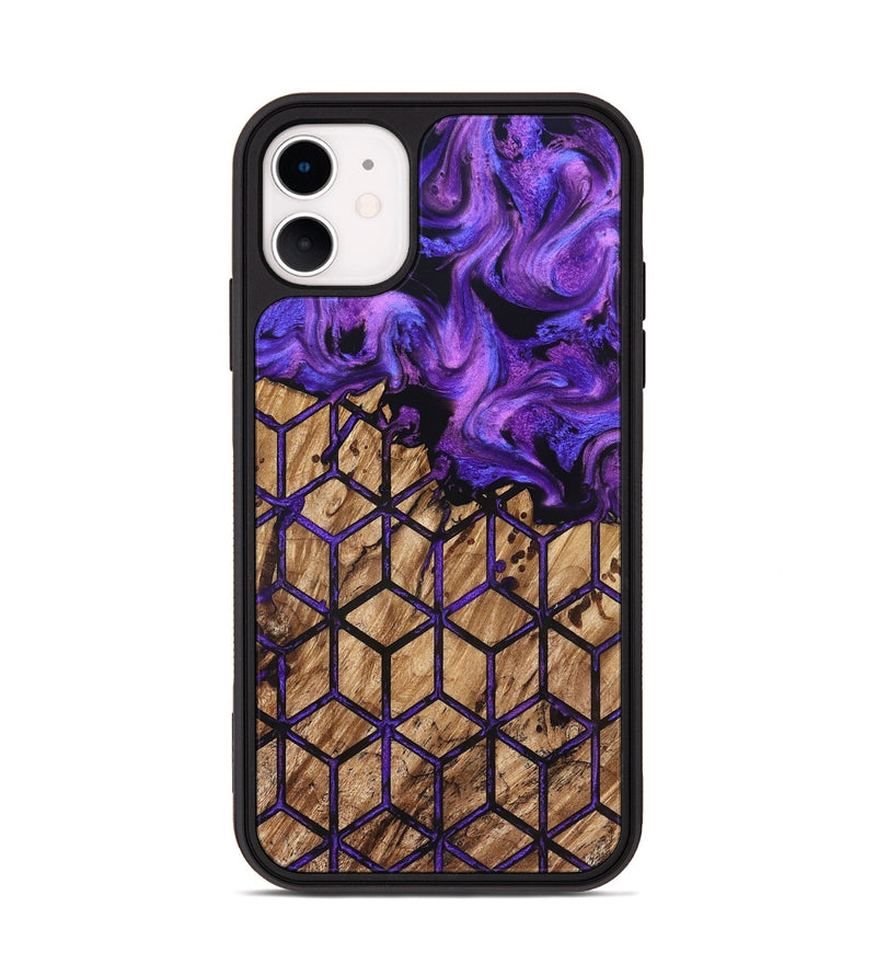 iPhone 11 Wood Phone Case - Deonte (Pattern, 827369)