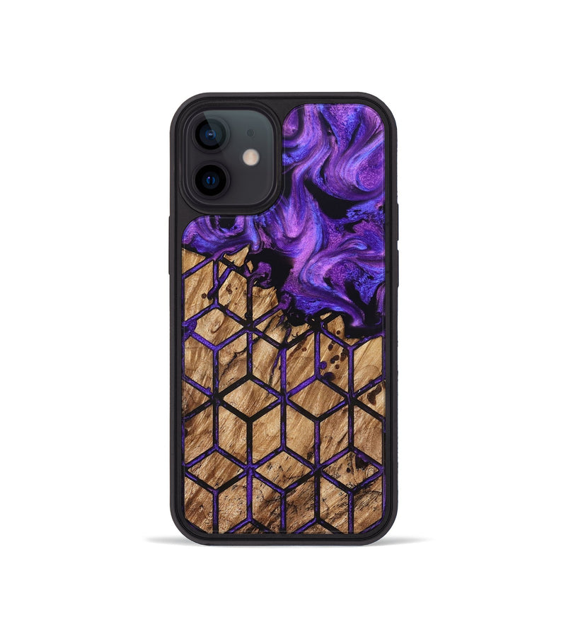 iPhone 12 mini Wood Phone Case - Deonte (Pattern, 827369)