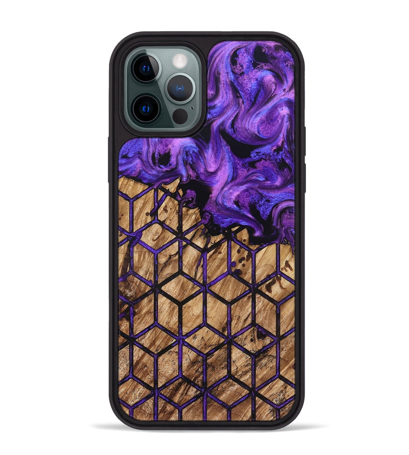 iPhone 12 Pro Max Wood Phone Case - Deonte (Pattern, 827369)