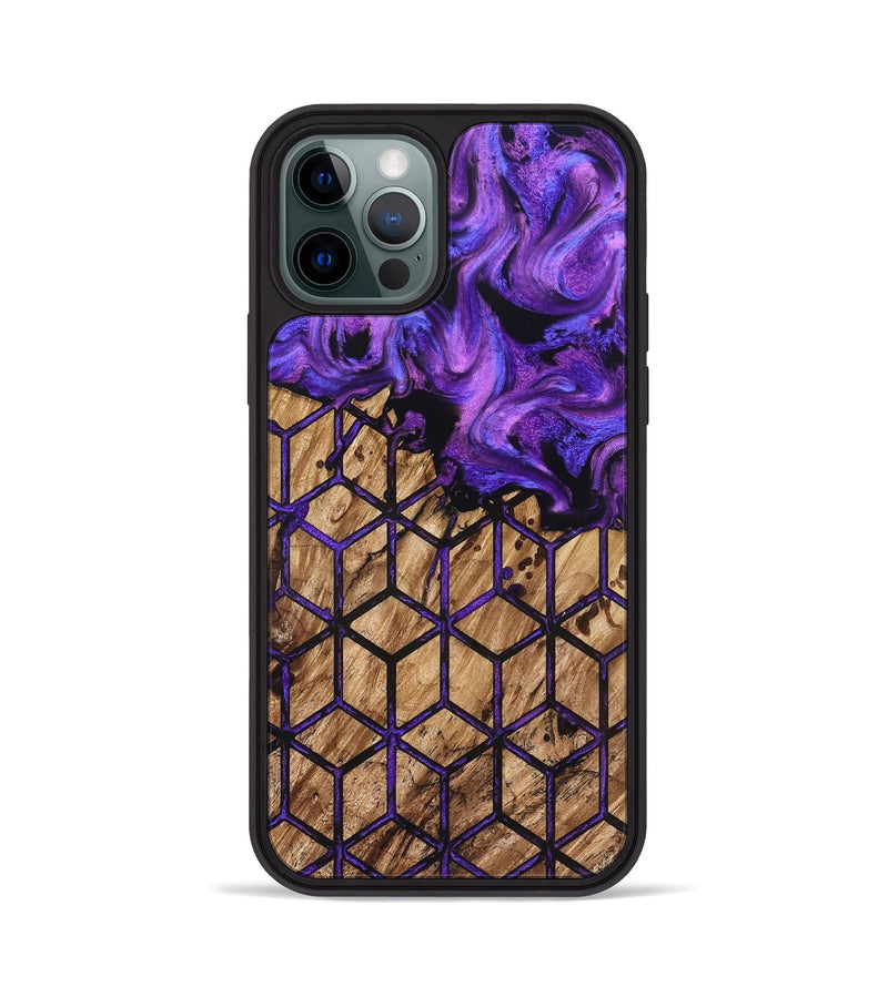 iPhone 12 Pro Wood Phone Case - Deonte (Pattern, 827369)