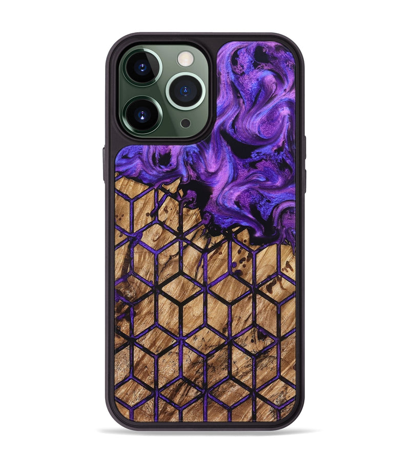 iPhone 13 Pro Max Wood Phone Case - Deonte (Pattern, 827369)
