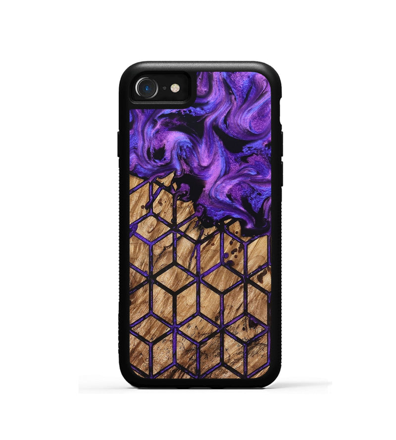 iPhone SE Wood Phone Case - Deonte (Pattern, 827369)