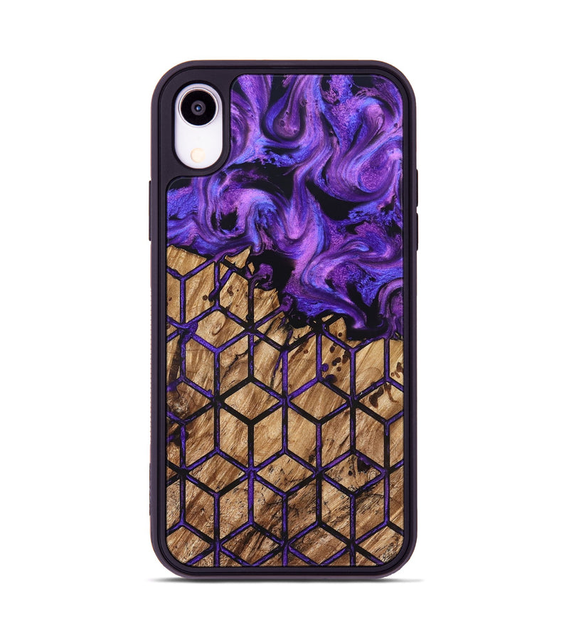iPhone Xr Wood Phone Case - Deonte (Pattern, 827369)