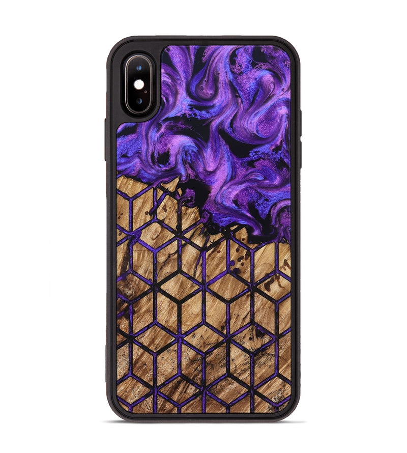 iPhone Xs Max Wood Phone Case - Deonte (Pattern, 827369)