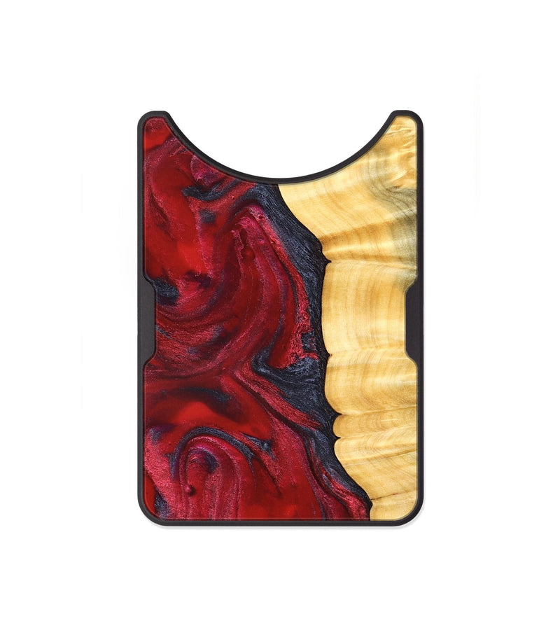Alloy Wood Wallet - Paulina (Red, 827370)