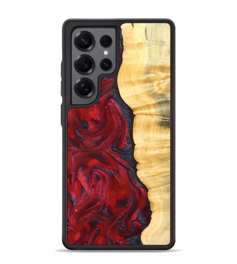 Galaxy S25 Ultra Wood Phone Case - Paulina (Red, 827370)