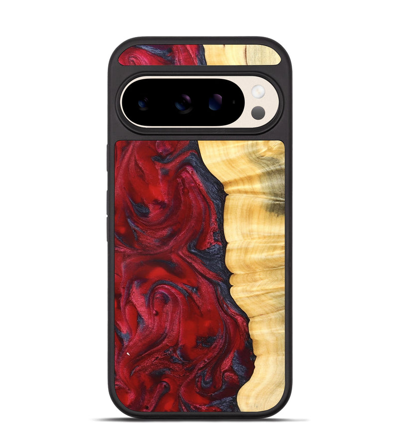 Pixel 10 Wood Phone Case - Paulina (Red, 827370)