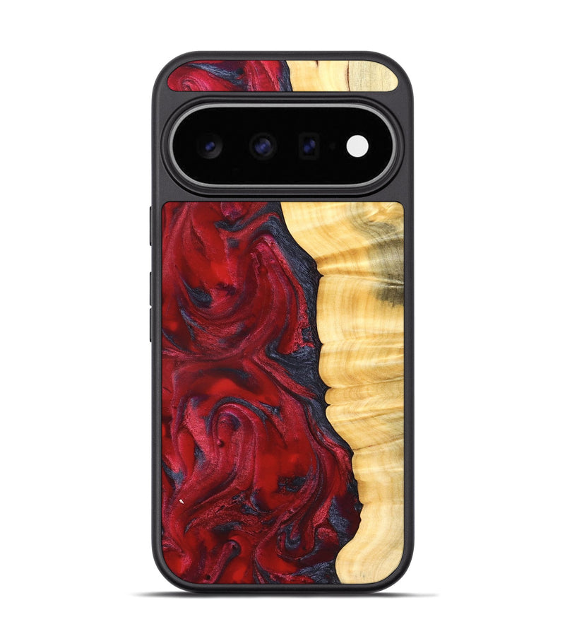 Pixel 11 Pro Wood Phone Case - Paulina (Red, 827370)