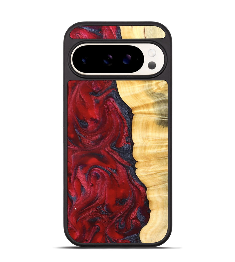 Pixel 9 Pro Wood Phone Case - Paulina (Red, 827370)