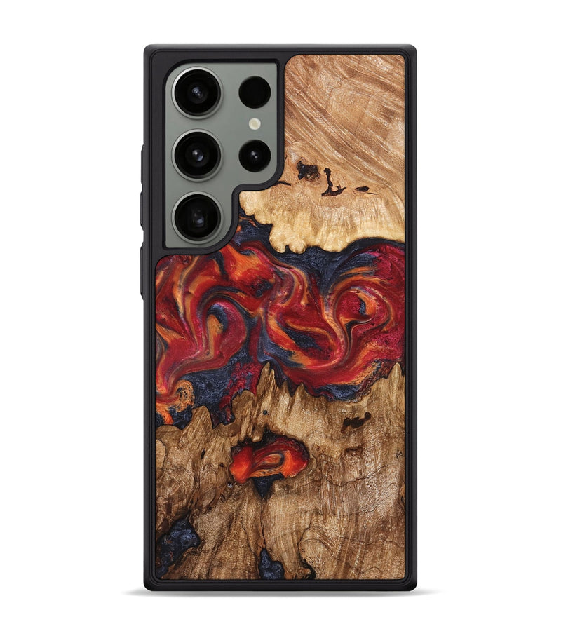 Galaxy S24 Ultra Wood Phone Case - Silas (Red, 827372)