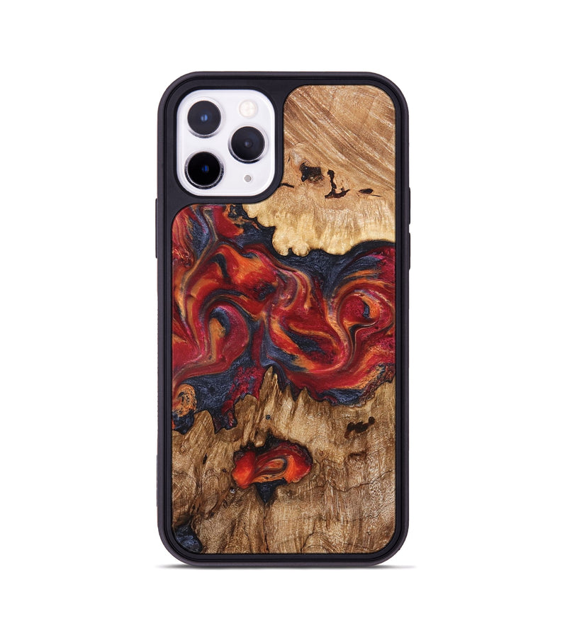 iPhone 11 Pro Wood Phone Case - Silas (Red, 827372)