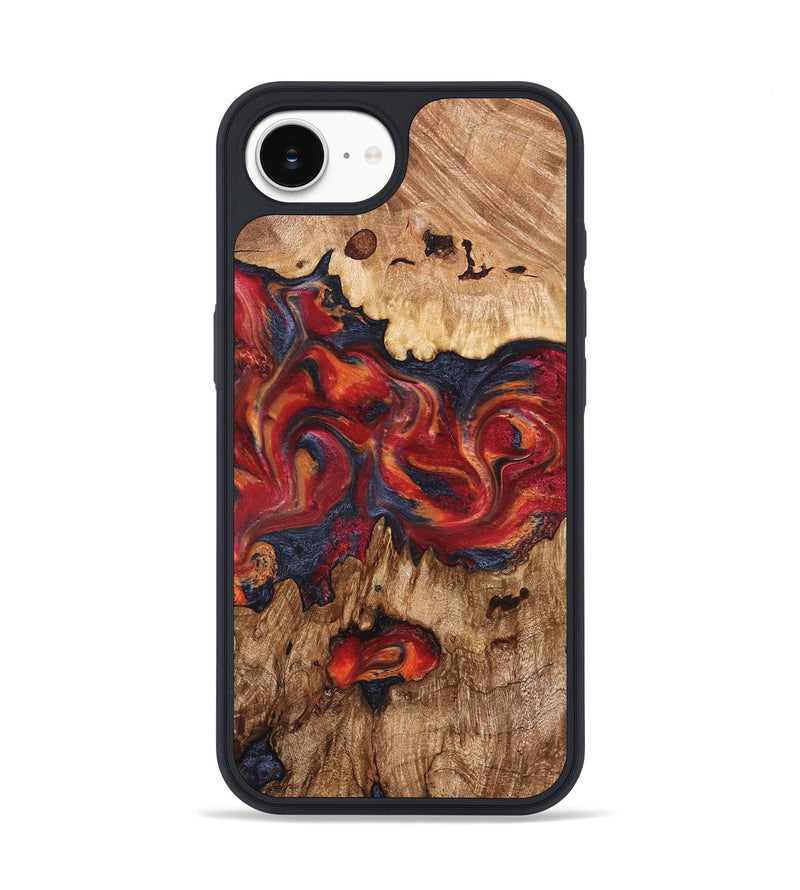 iPhone 17e Wood Phone Case - Silas (Red, 827372)