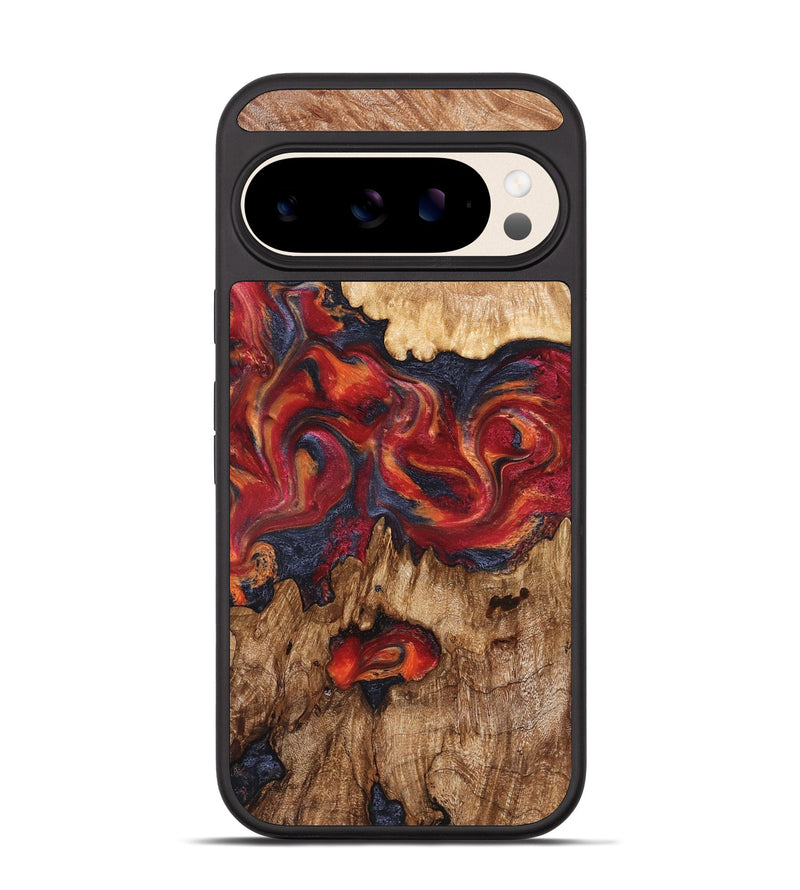 Pixel 10 Wood Phone Case - Silas (Red, 827372)