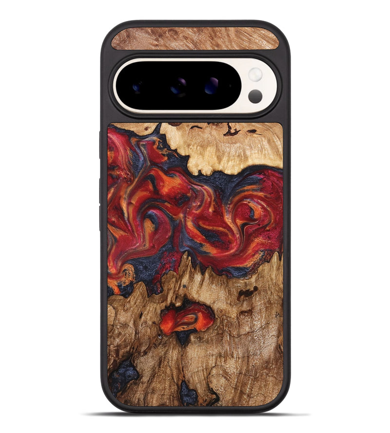Pixel 9 Pro XL Wood Phone Case - Silas (Red, 827372)