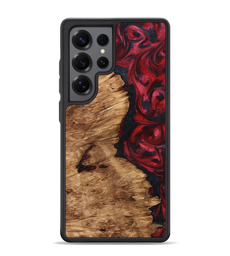 Galaxy S25 Ultra Wood Phone Case - Nelle (Red, 827373)
