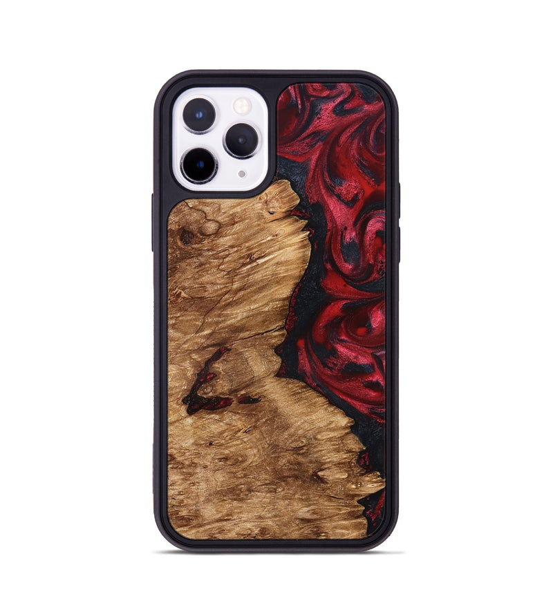 iPhone 11 Pro Wood Phone Case - Nelle (Red, 827373)