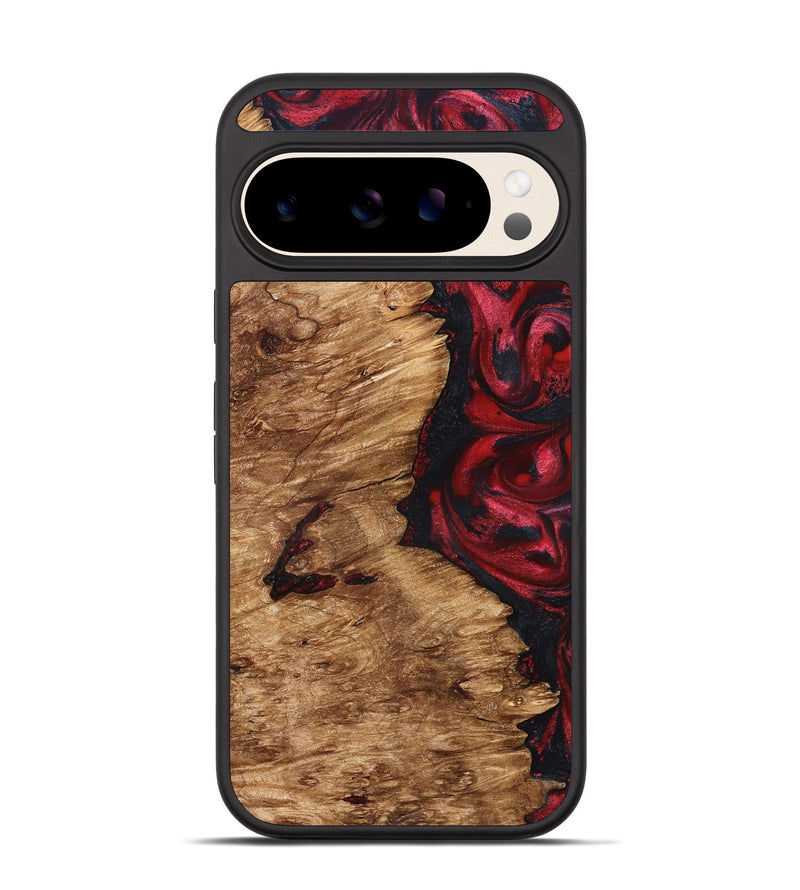 Pixel 10 Wood Phone Case - Nelle (Red, 827373)