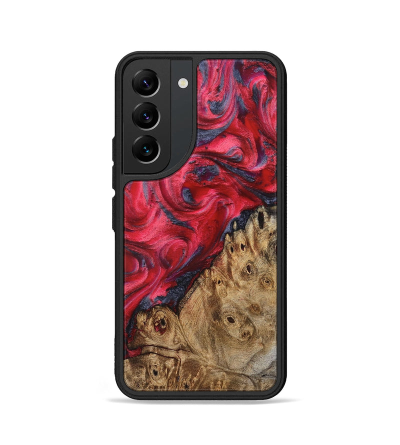 Galaxy S22 Wood Phone Case - Regan (Red, 827374)