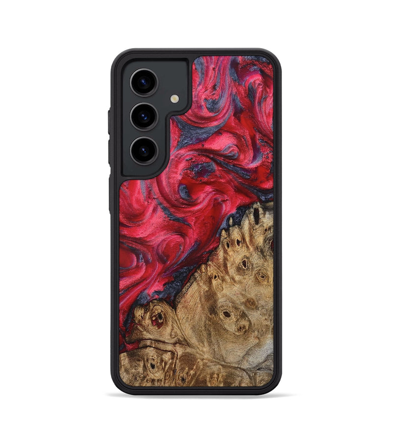 Galaxy S24 Wood Phone Case - Regan (Red, 827374)