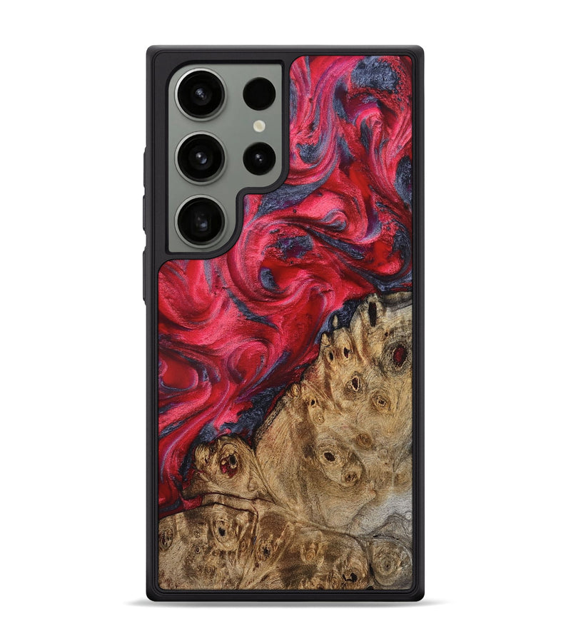 Galaxy S24 Ultra Wood Phone Case - Regan (Red, 827374)