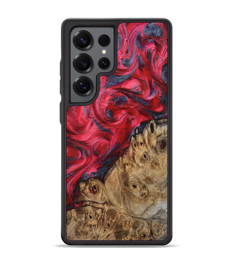 Galaxy S25 Ultra Wood Phone Case - Regan (Red, 827374)