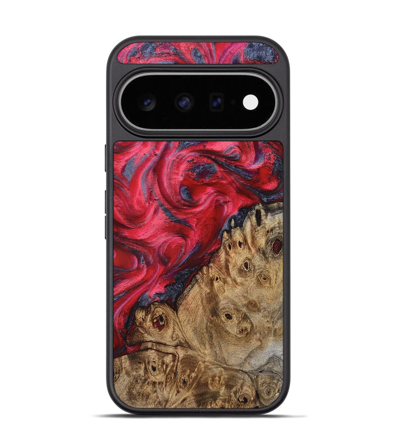 Pixel 11 Pro Wood Phone Case - Regan (Red, 827374)