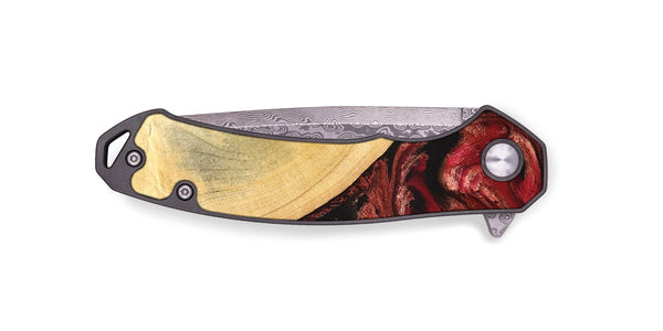 EDC Wood Pocket Knife - Dirk (Red, 827376)