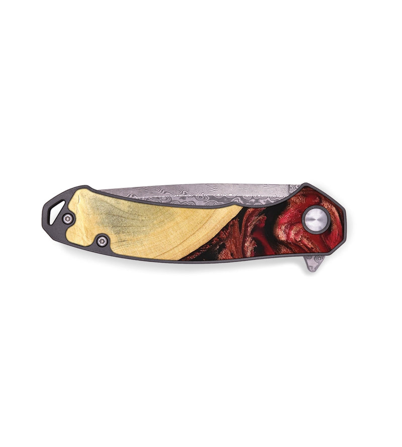 EDC Wood Pocket Knife - Dirk (Red, 827376)