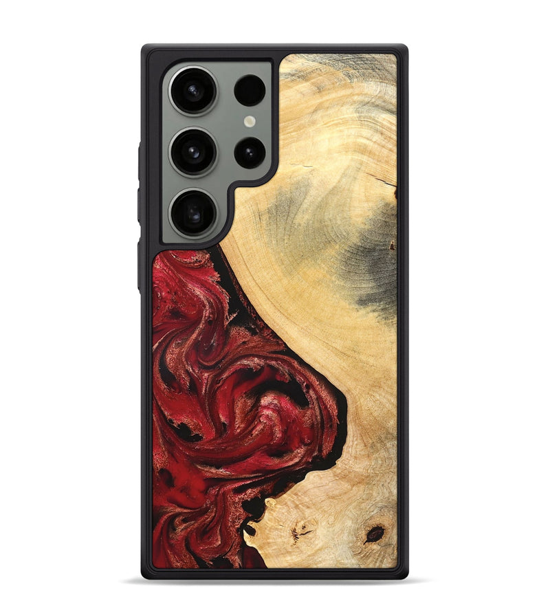 Galaxy S24 Ultra Wood Phone Case - Dirk (Red, 827376)