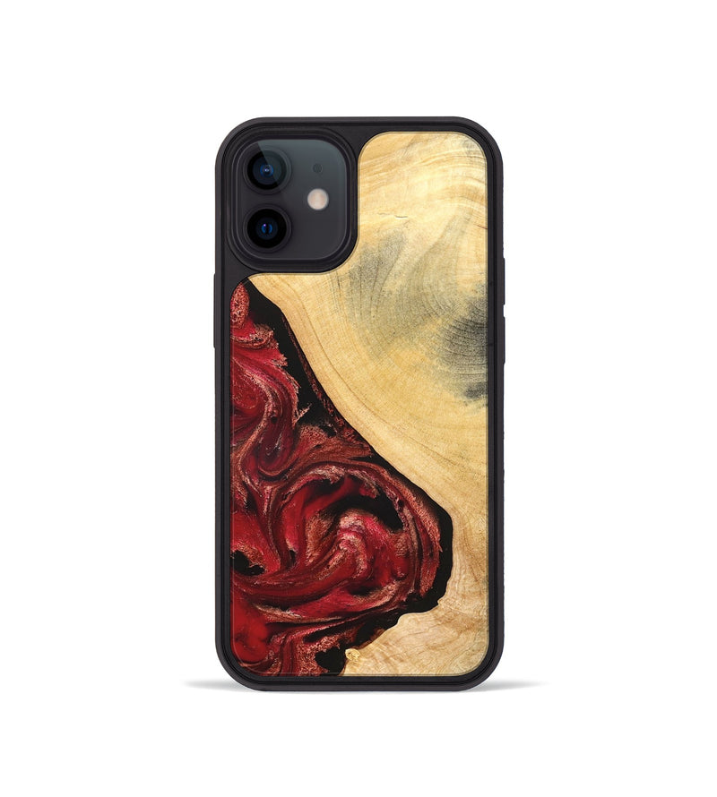iPhone 12 mini Wood Phone Case - Dirk (Red, 827376)