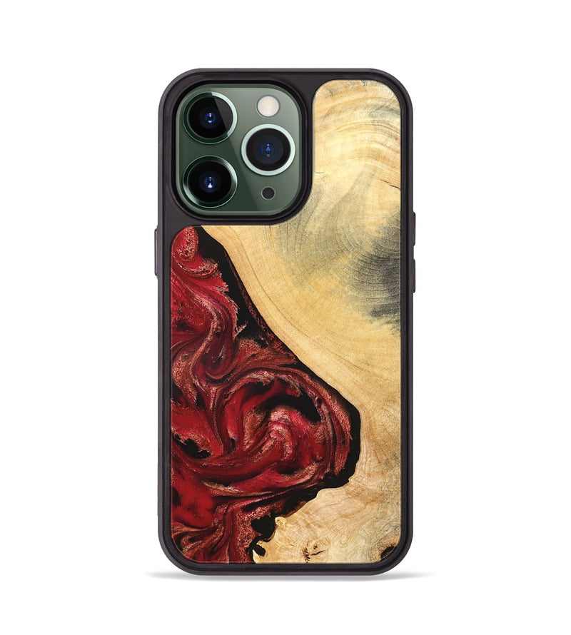iPhone 13 Pro Wood Phone Case - Dirk (Red, 827376)