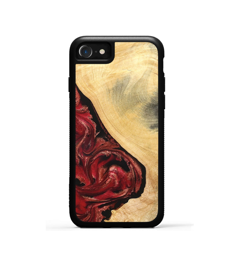 iPhone SE Wood Phone Case - Dirk (Red, 827376)