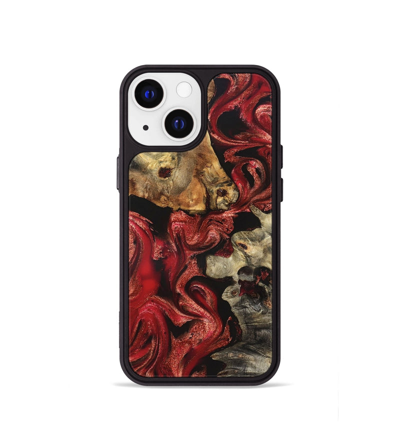 iPhone 13 mini Wood Phone Case - Darren (Red, 827377)