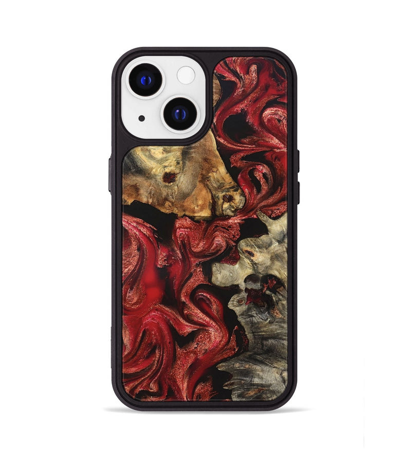 iPhone 13 Wood Phone Case - Darren (Red, 827377)