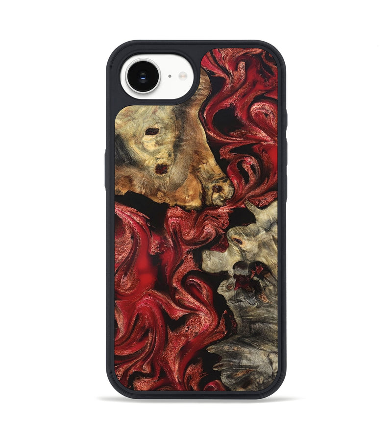 iPhone 16e Wood Phone Case - Darren (Red, 827377)