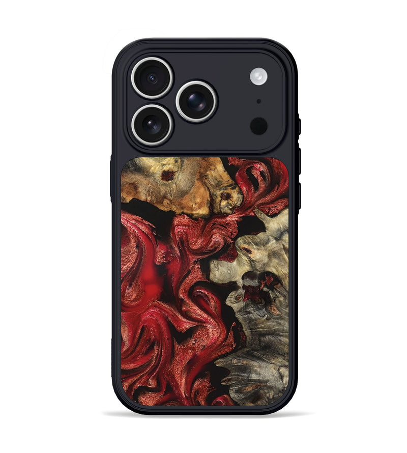 iPhone 17 Pro Wood Phone Case - Darren (Red, 827377)
