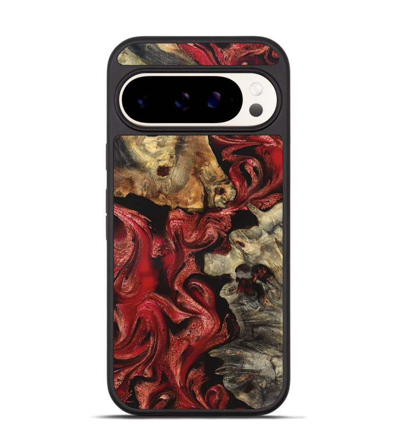 Pixel 9 Pro Wood Phone Case - Darren (Red, 827377)