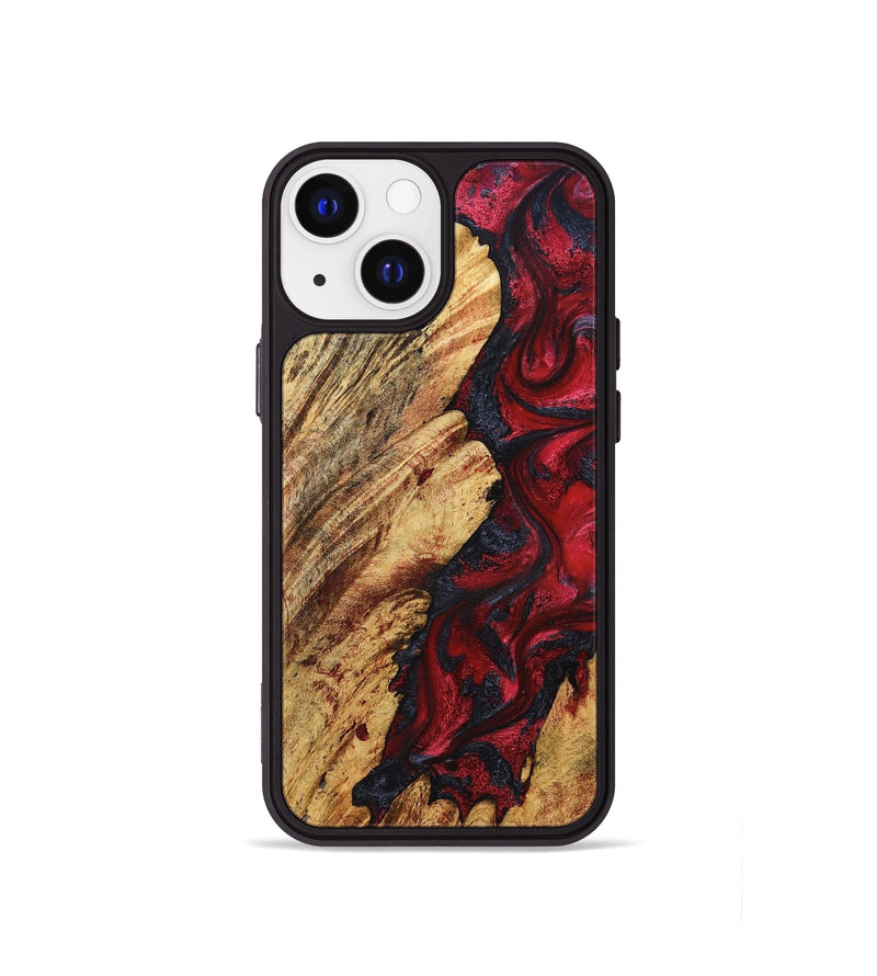 iPhone 13 mini Wood Phone Case - Colby (Red, 827378)