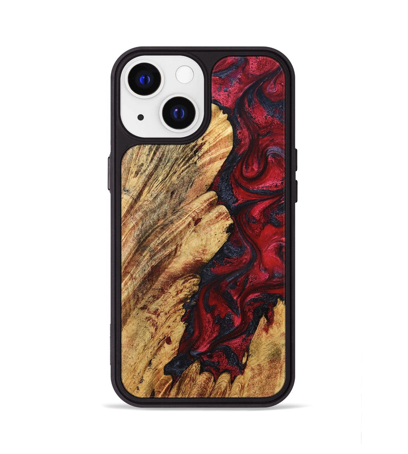 iPhone 13 Wood Phone Case - Colby (Red, 827378)